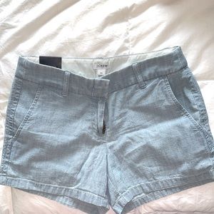 J Crew Chambray blue shorts- size 00. New